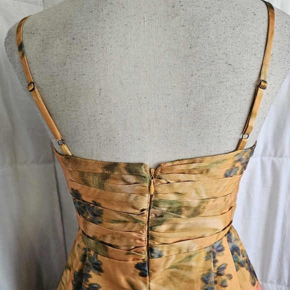 James Coviello | Anthropologie Floral Ruched Dress - Picture 6 of 9